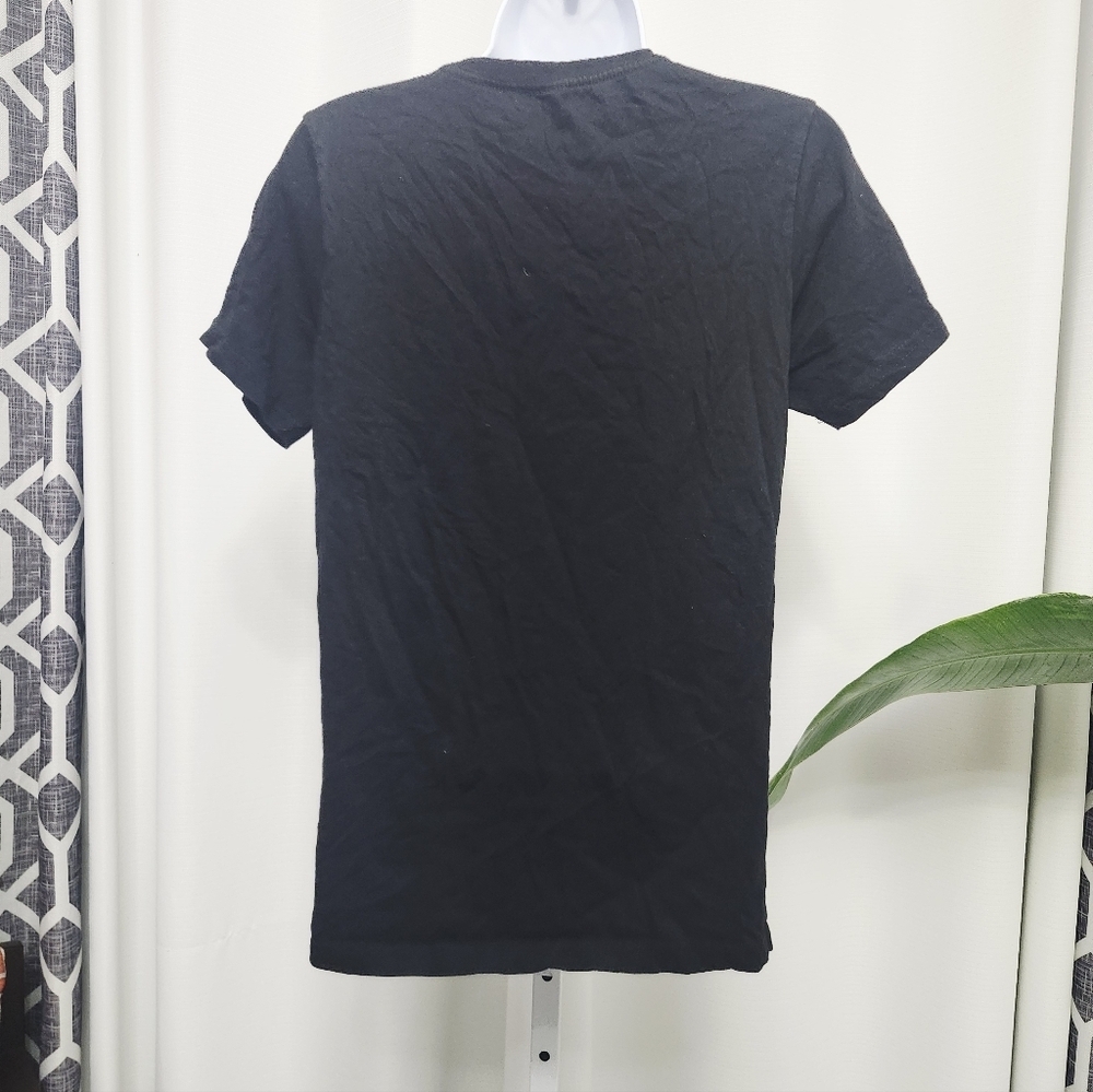 Black Graphic T-Shirt with Signature Design - Picture 2 of 3